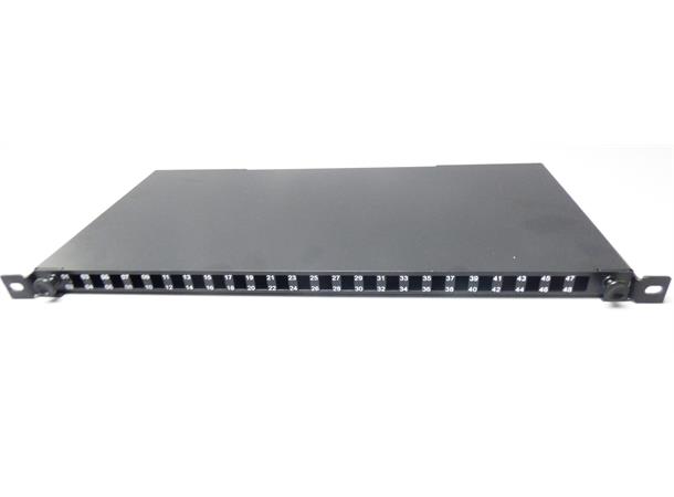 48 Fiber 0,5U patchpanel SysM LC Dpx