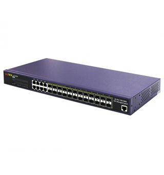 Soltech SFC4000C Managed Switch 1GB+10GB 24-SFP Slots 100/1000Mbps + 8-Ports TP