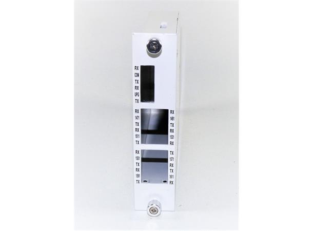 3U 29mm kassett f/2x8+1Ch CWDM tom Transmode type 1471-1611nm